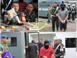 Gagalkan Sabu ± 21,2 Kg, Danrem 121/Abw Brigjen Tni Luqman Arief, M.I.P., Selaku Dankolakops Gelar Press Release