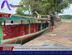 Lapor Ada Timbunan Minyak di Desa Benit, Kecamatan Boyan Tanjung Milik “Untung”